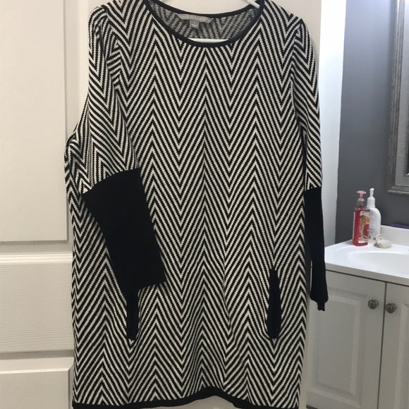valerie Stevens Sweaters - Sweater with faux leather trim
